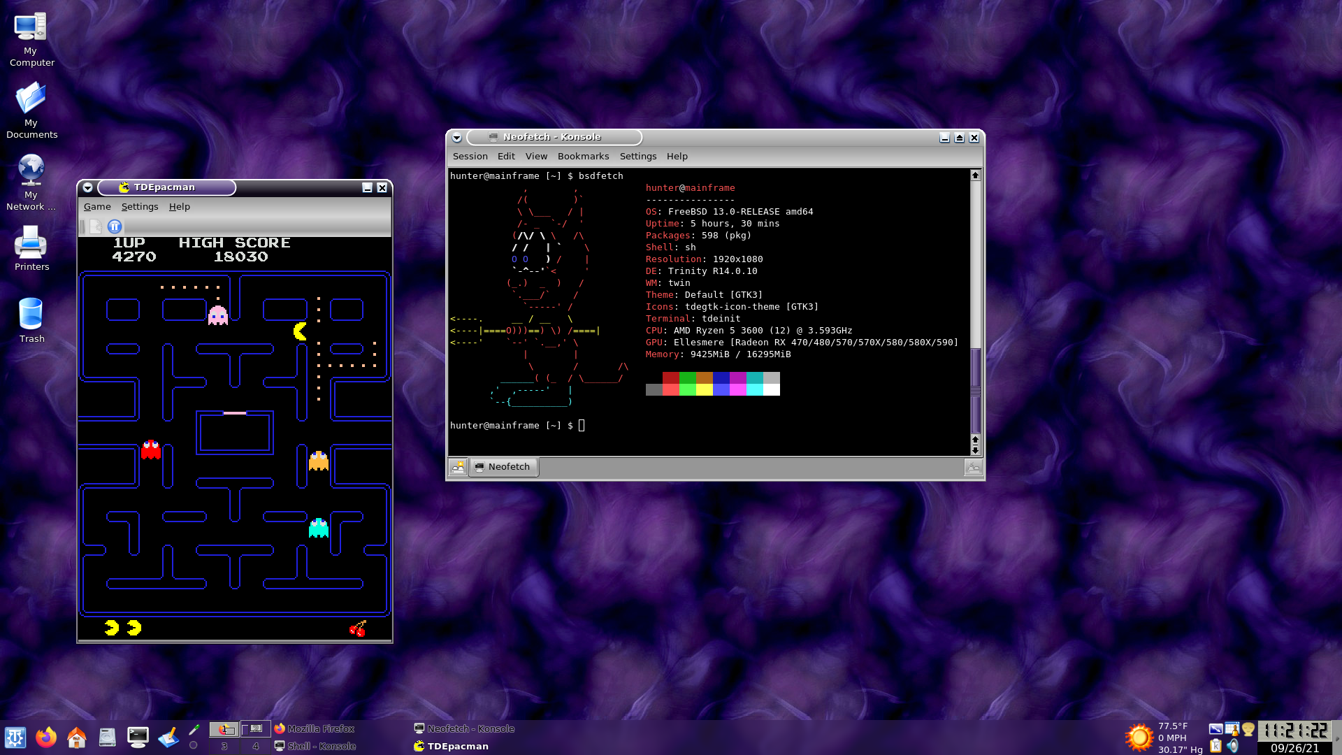 Trinity R14.0.10 Desktop on FreeBSD